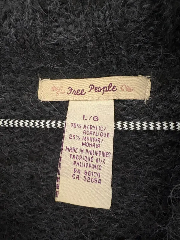 Vintage Free People Cardigan Sweater Size Large - Image 3