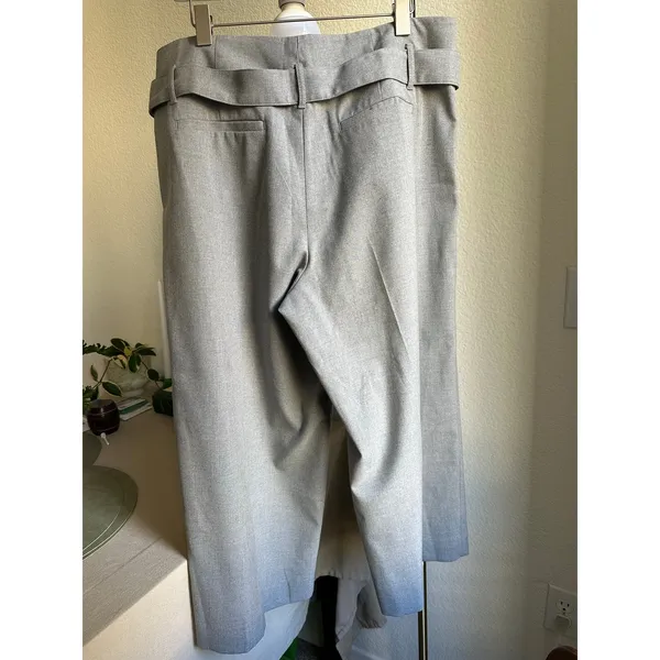 Banana Republic Gray Wide Leg Trousers - Image 3