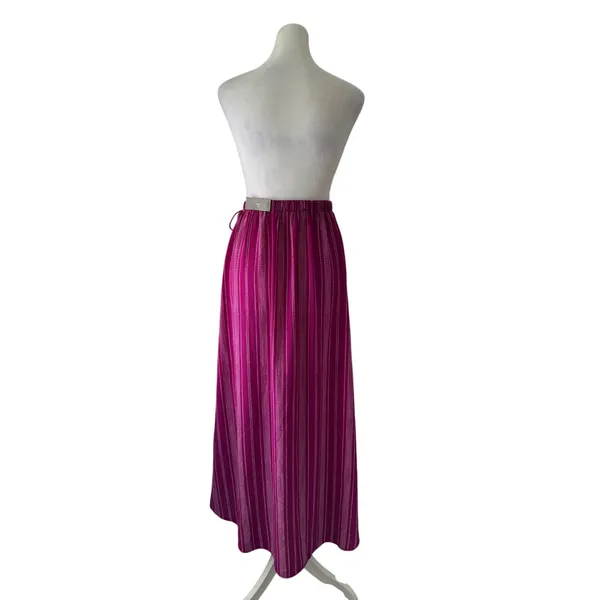 NWT Maurices Dark Pink High Low Maxi Skirt - Image 7