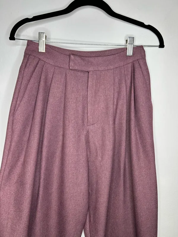 NWT Commense Straight Leg High Waist pleated pants size XS - Image 2