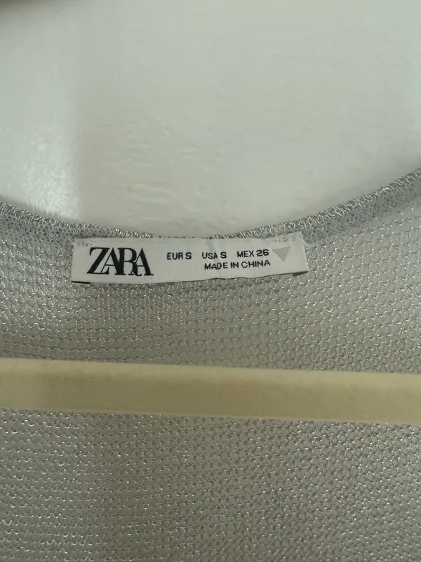 ZARA Silver Dress - Image 3