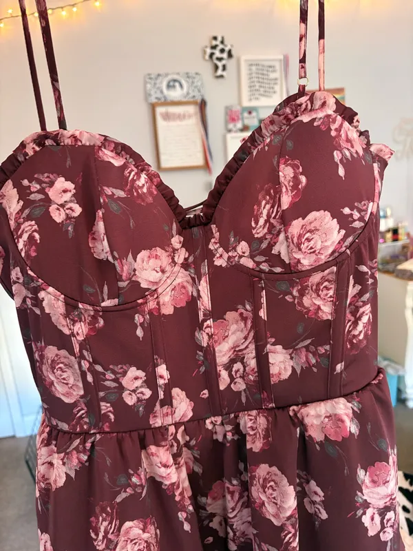 Altar'd State Maxi Dress Floral - Image 4