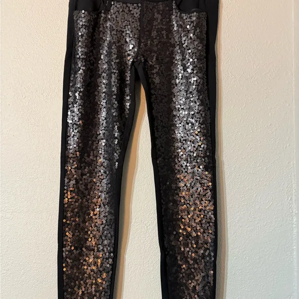 PAIGE Black Sequin Pants - Image 2