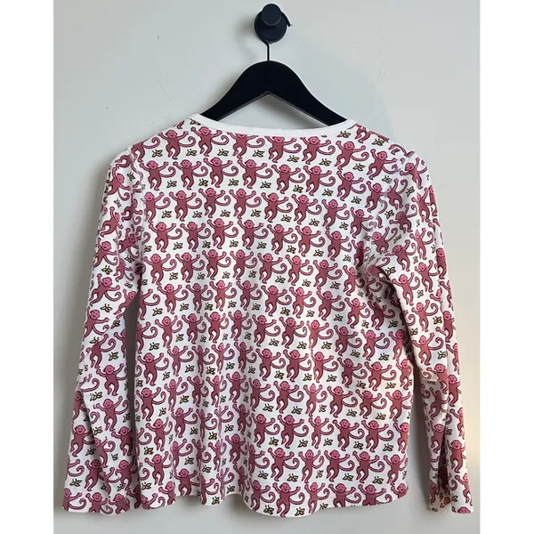 ROLLER RABBIT Monkey Pajamas in Pink Size X-Small - Image 6