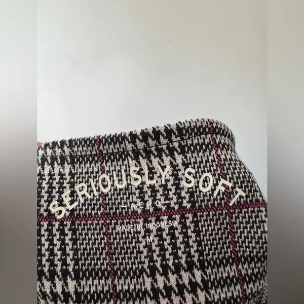 Aeropostale‎ Seriously Soft Houndstooth V-Wire Fit & Flare Dress - Image 7