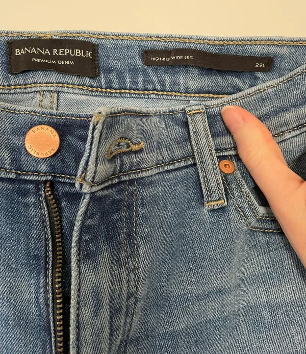 Banana Republic TALL High-Rise Wide Leg Jeans - Image 6