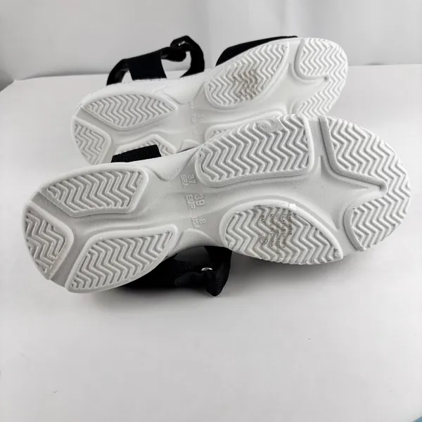 Jellypop VENTURE Black Comfort Fit Platform Sandals Women's Size 8 NIB Speckled - Image 5
