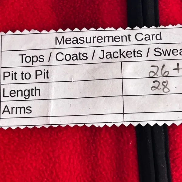 Susan Graver Fleece Vest‎ Red 2X - Image 6
