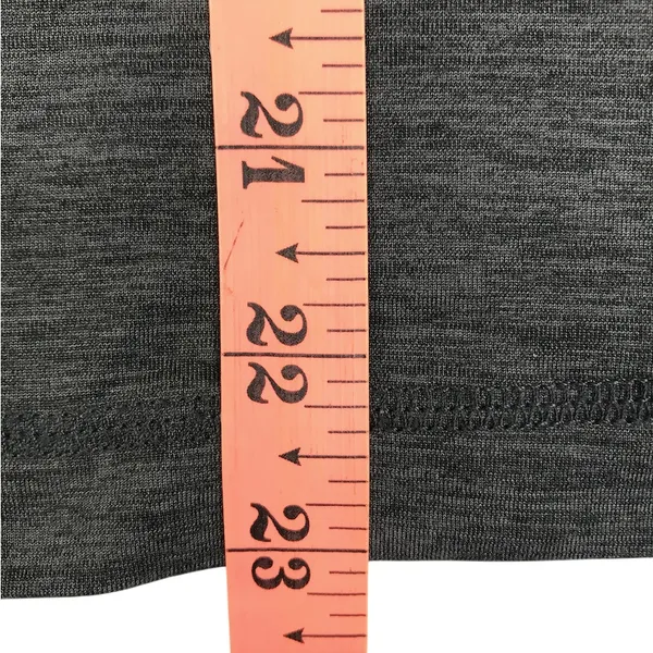 VUORI Lux Crew LS Tee Sz S Grey Heather Oversize Athletic Travel Everyday Clasic - Image 9