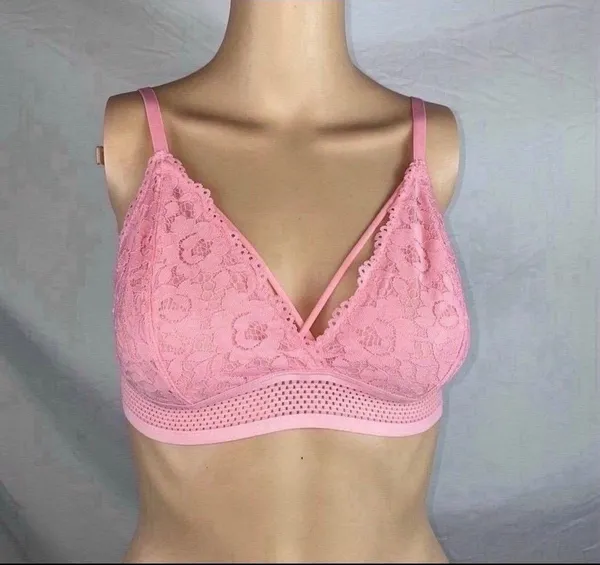 Lace Bralette Pink Size M - Image 5