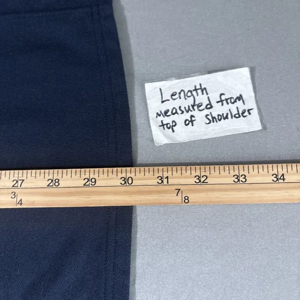 Carhartt Polo Shirt Womens Plus Size 2X Navy Blue Relaxed Fit Preppy Tech Casual - Image 9