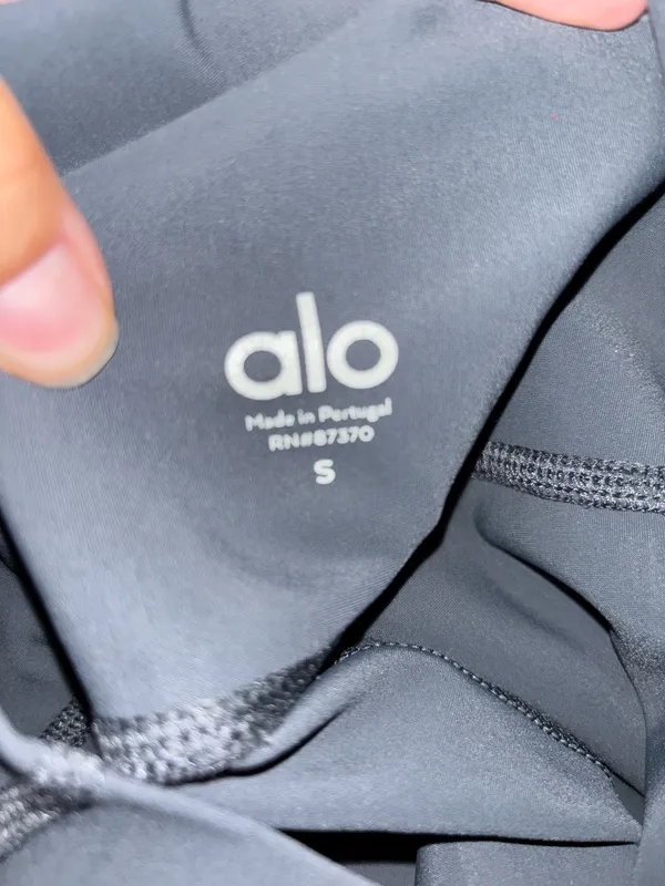 Alo warrior leggings in dark gray S - Image 5