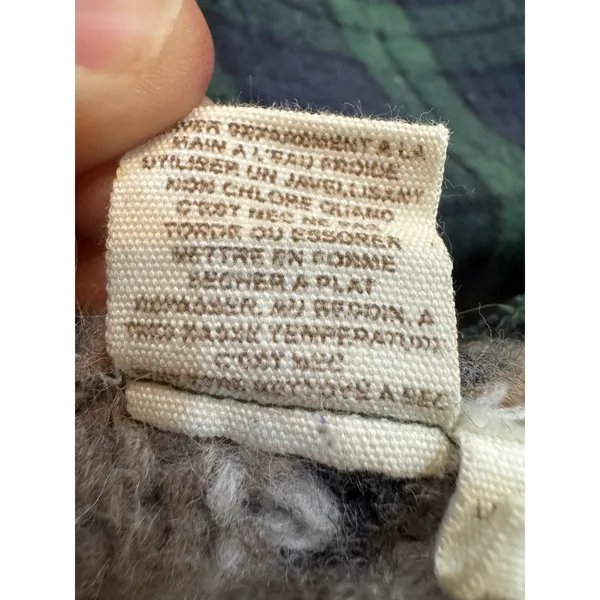 We The Free Fairisle Bomber Jacket Size XS Wool Cotton Utility - Image 12