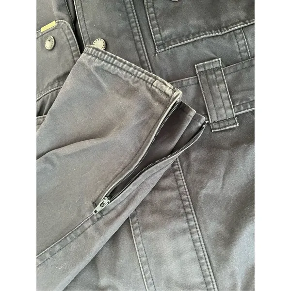 Barbour Utility Jacket Belted Gray Navy L2051 US4 - Image 4