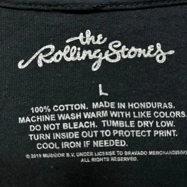 The Stones in Concert the Rolling Stones Hot Lips Womens Rock Tee L - Image 4