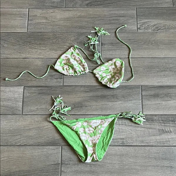 Ted Baker Green Floral Bikini - Image 2