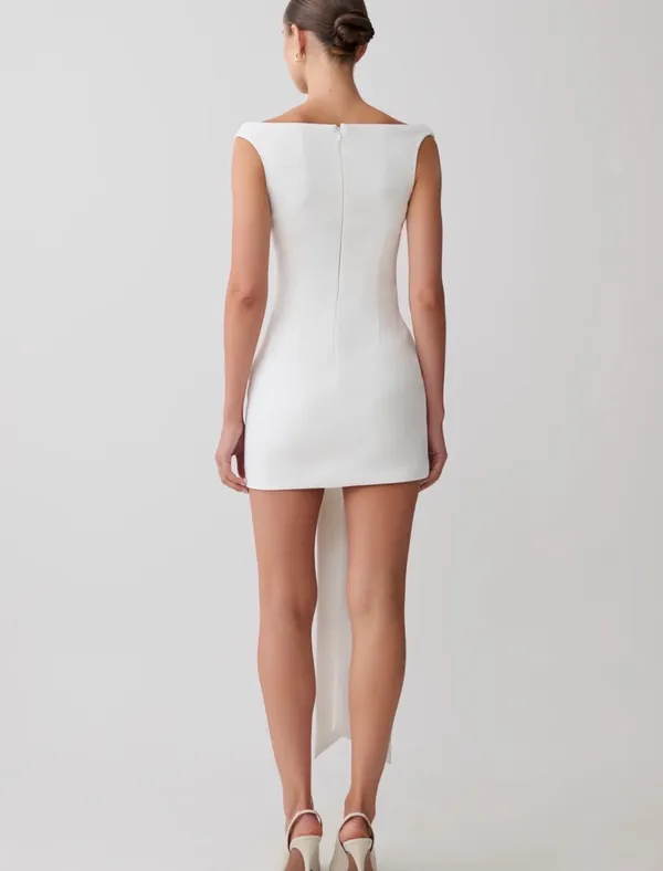 Meshki Dress with draped tie front - Image 2