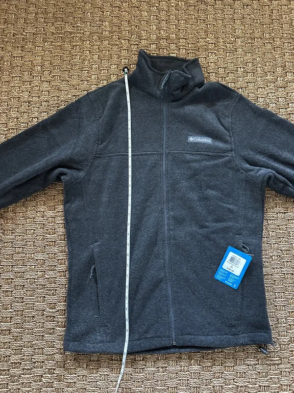 Columbia Men’s Steens Mountain 2.0 Zip Fleece Jacket Charcoal Heather Size SMALL - Image 9