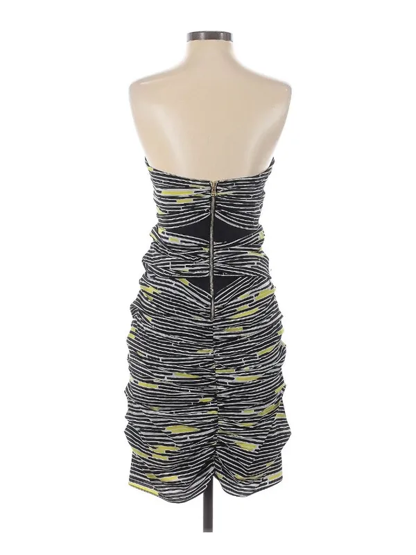 VERONICA BEARD Yellow Black Strapless Dress Size 4 NEW without tags - Image 6