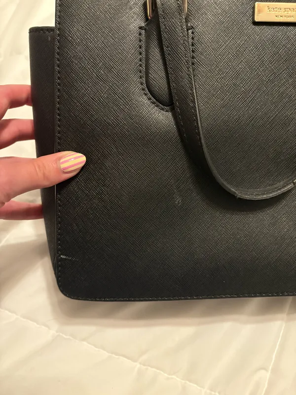 Black Kate Spade Purse - Image 6