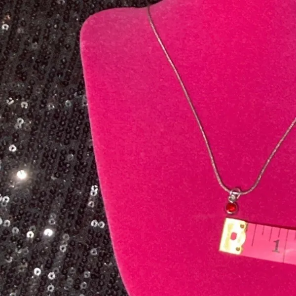 July Ruby Necklace Birthday Birthstone Month Red - Image 5