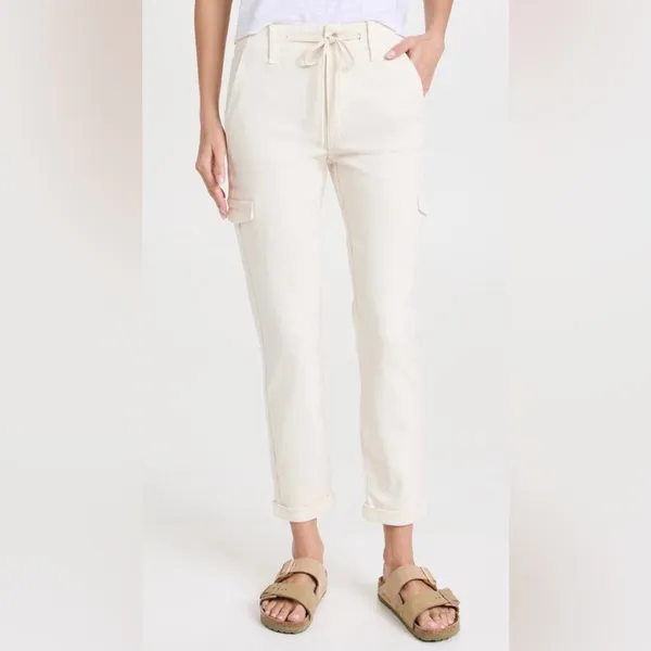 NWOT Paige Christy Mid Rise Straight Cargo Jeans - Image 2