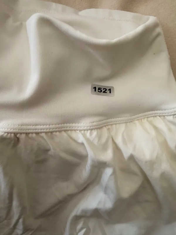 Halara XS Womens White Athletic Skort With Built-In Shorts XS - Image 7