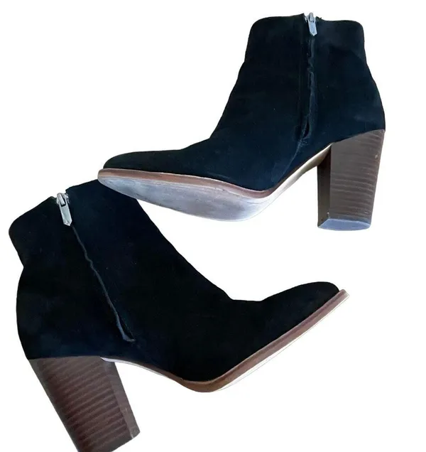 Sam Edelman Black Suede Leather Blake Boots - Image 9