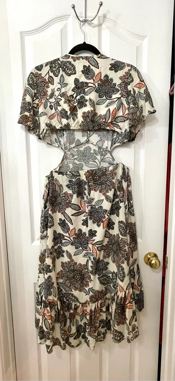 RusttyDustty Floral Print Midi Dress - Image 5
