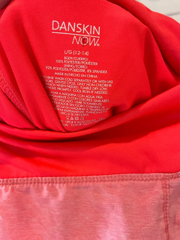 Danskin Now Pink Athletic Shorts Size Large - Image 3