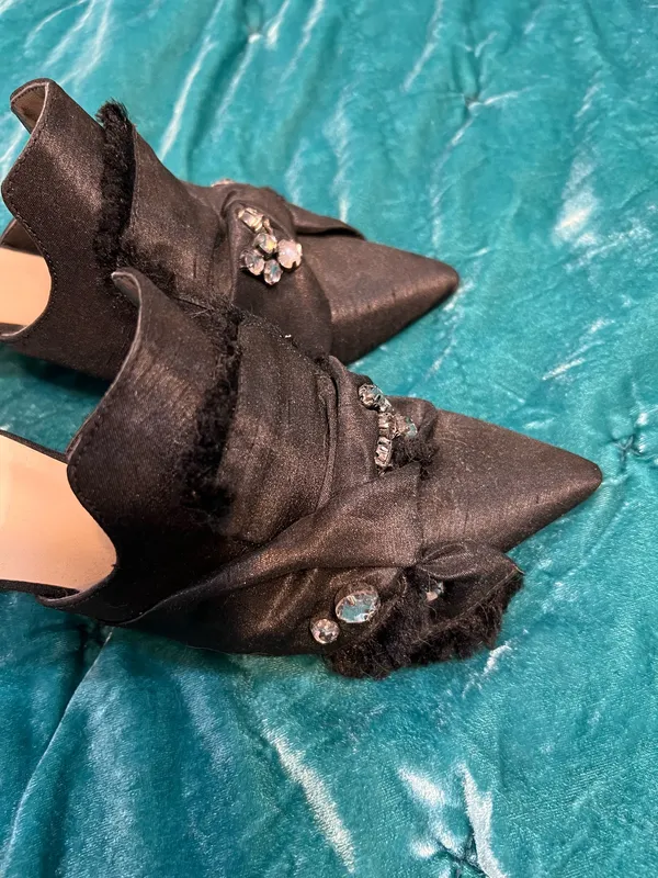 Nine West Black Mules - Image 3