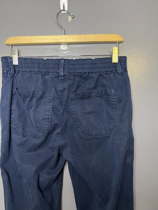 Paige Christy Pants Womens 27 Blue Jogger Elastic Drawstring Waist Stripe - Image 5