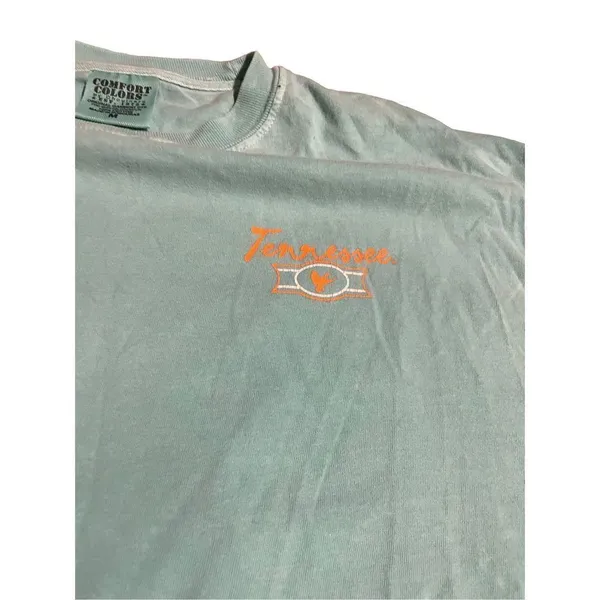 Comfort Colors Tennessee Vols turquoise shirt sz M‎ - Image 8