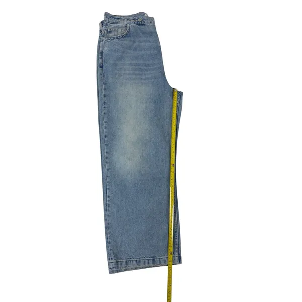 Zara Women's Light Blue High Waisted Wide Leg Jeans Size 6 EUC - Image 6