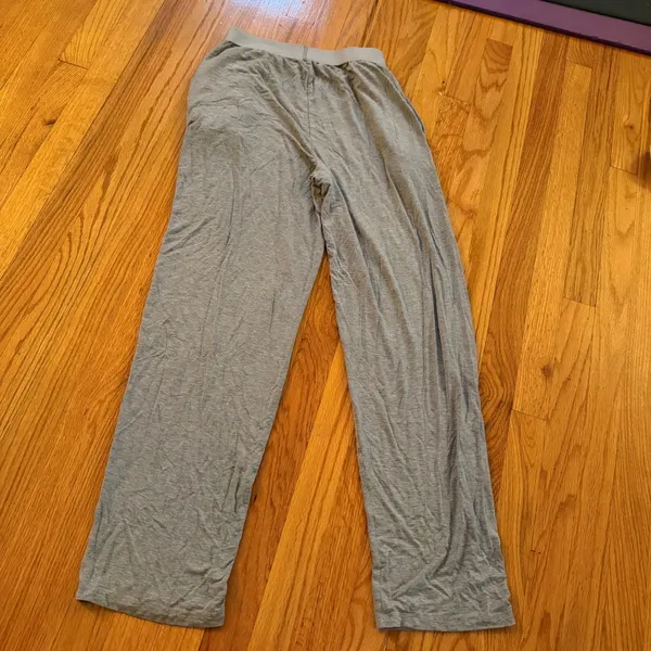 Quince Lounge Pants Gray Small Bamboo Viscose Wide Leg Relaxed Sleepwear Casual - Image 4
