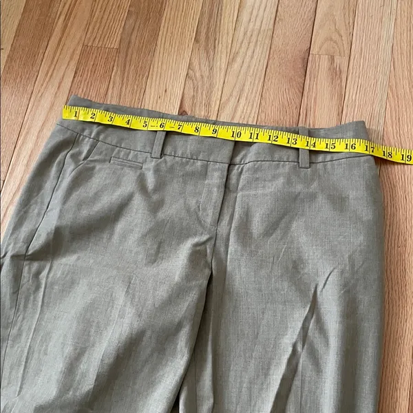 Halogen Dress Pants Womens 10 Wide Leg Tan Old Money Preppy Business Casual - Image 2