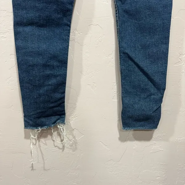 Topshop Moto Jamie 25 x 30 blue denim jeans - Image 3