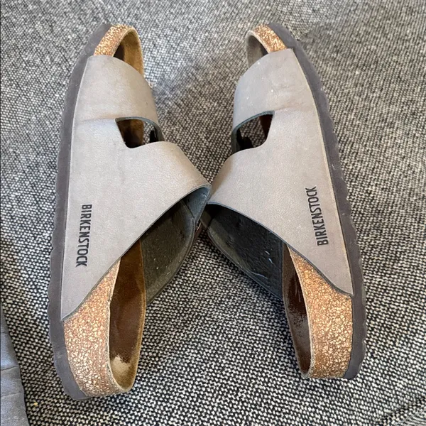 Birkenstock Arizona Brown Sandals Size 38 US 7.5 GUC - Image 6