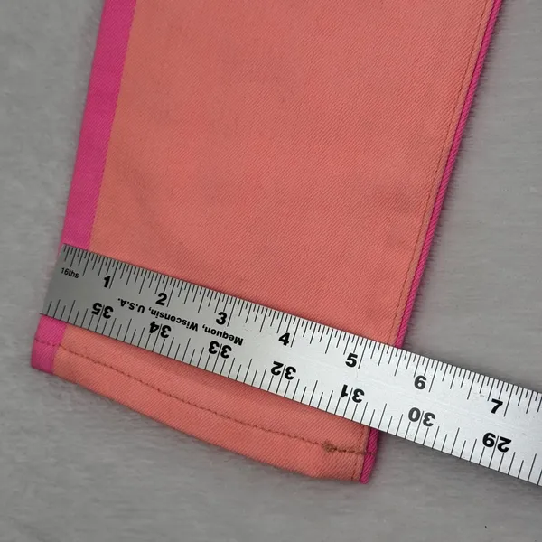 Kate Spade Saturday Pink Peach Colorblock Skinny Jeans Womens 26 Made in USA‎ - Image 8