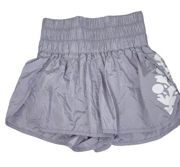 Free People The Way Home Logo Shorts purple size M runner - Image 3