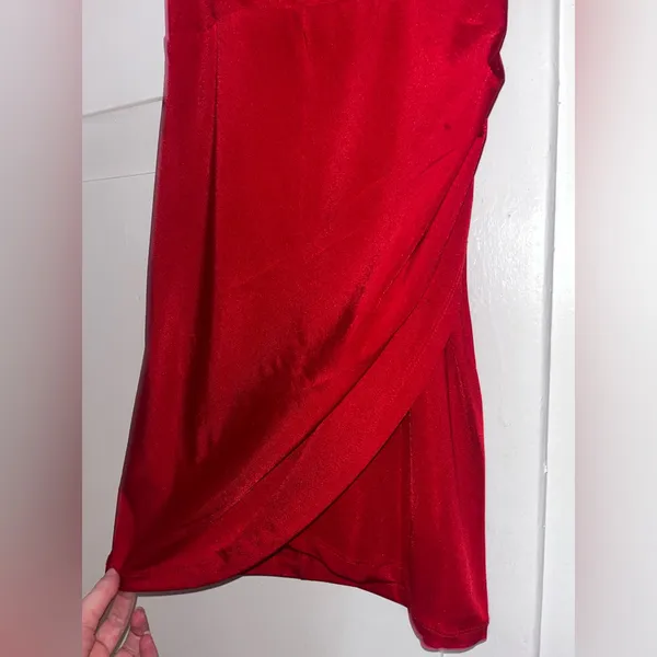 Hello Molly Red Mini Dress - Image 2