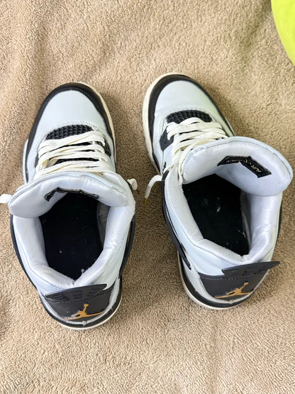 Nike Air Jordan 4 Retro Platinum Gold Mens Size 6.5 - Image 6