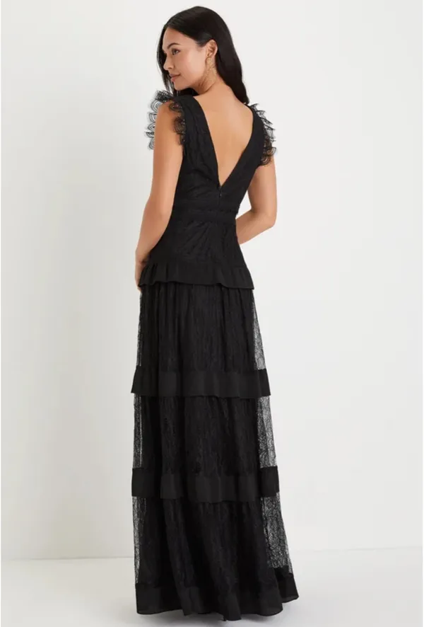 Lace ruffle tiered dress - Image 2