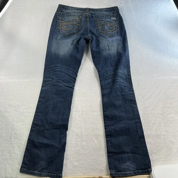 Cruel Denim 13 30L‎ Blake Jeans Blue Bootcut Stretch Western Distressed Rocky - Image 15