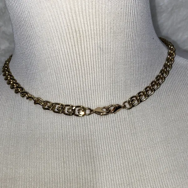 Turquoise and Gold Color Stone Necklace - Image 2