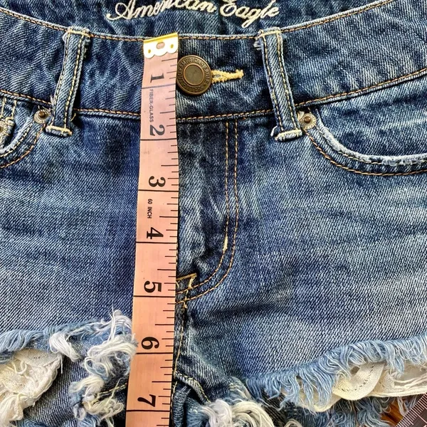 American Eagle Short Denim Shorts - Image 5