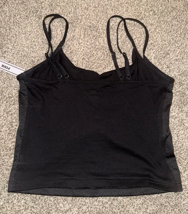 Victoria's Secret PINK Team Pink 86 Mesh Crop Tank Top Size M - Image 2