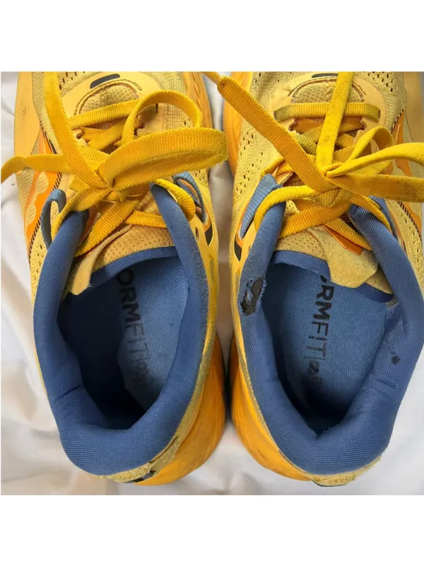 Saucony Guide 15 Size 6 Yellow Blue Athletic Mesh Running Shoes Sneakers S10684 - Image 4