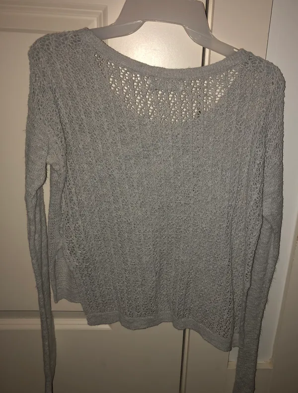 Abercrombie Grey Knit Sweater - Image 3