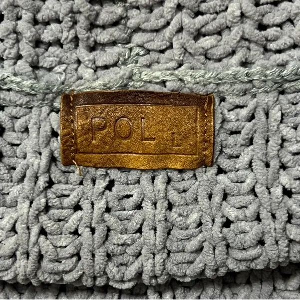 POL Chunky Chenille Knit Cardigan Grey Size L Oversized Boho Cabincore Cozy - Image 7